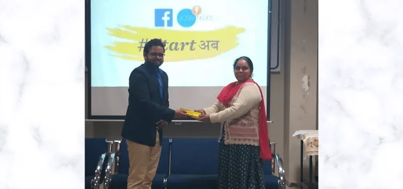 Session on life journey at Sigma Institute, Vadodara, January 2018