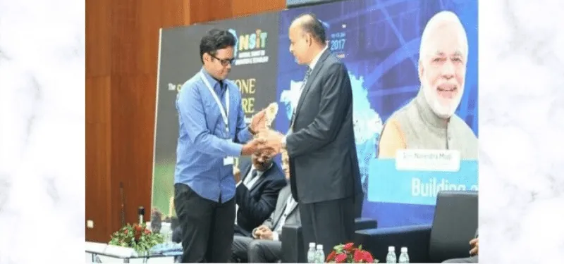 Appreciation by NASSCOM President at Vibrant Gujarat, October 2018